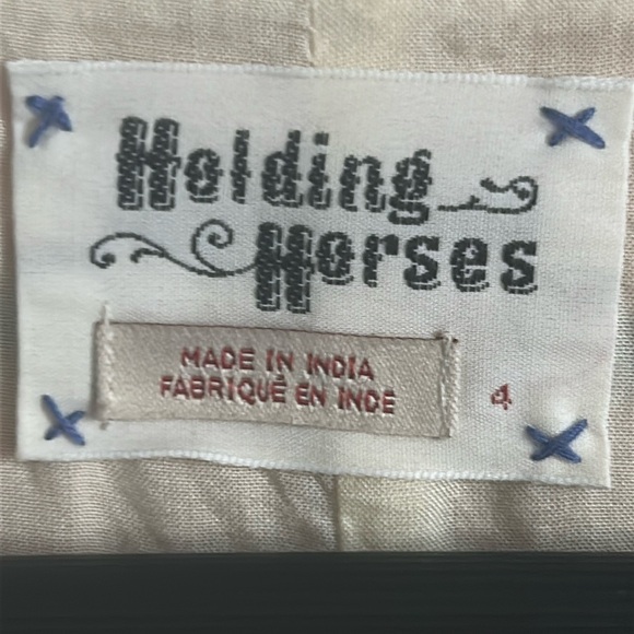 Anthropologie Holding Horses Sleeveless Boho Fringe Striped Shift Dress - Picture 9 of 14